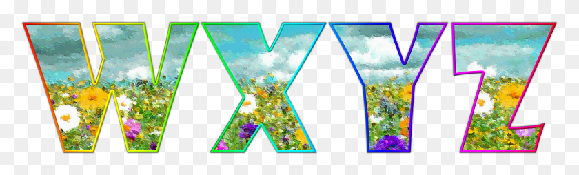 6511x1620 Descargar Png Letras Con Primavera Meadow Fondo Triángulo Hd Png