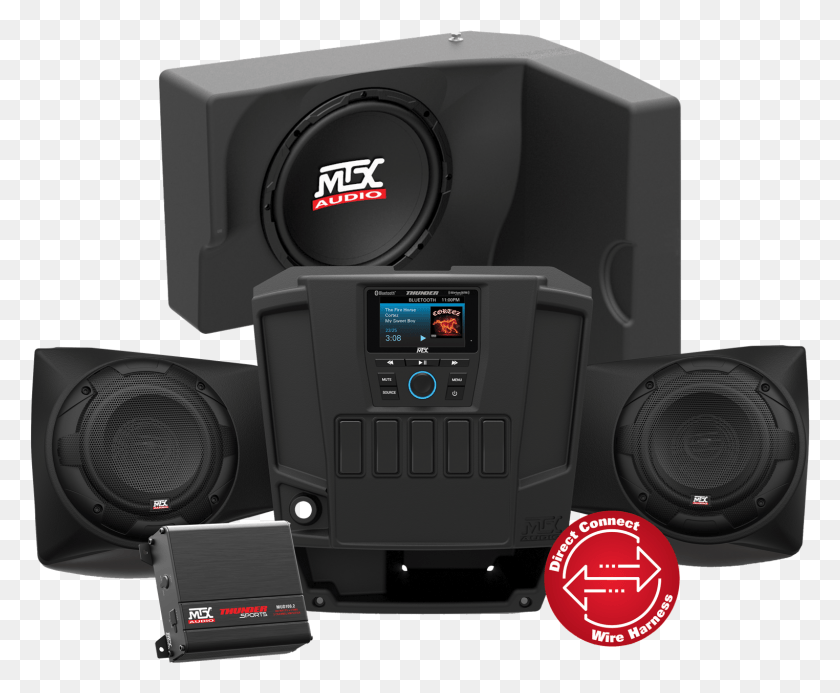 1524x1237 Level 2 Complete Audio System For Polaris Mtx Audio, Electronics, Speaker, Audio Speaker HD PNG Download