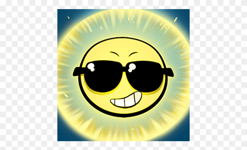 451x451 Level 4 Cool Dude Jump Stamp Smiley, Sunglasses, Accessories, Accessory HD PNG Download