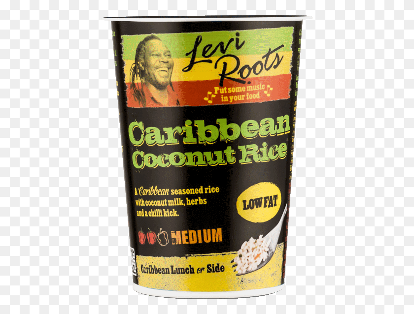 429x578 Descargar Png / Levi Roots Caribbean Coconut Rice Levi Roots Rasta Pasta, Persona, Humano, Botella Hd Png