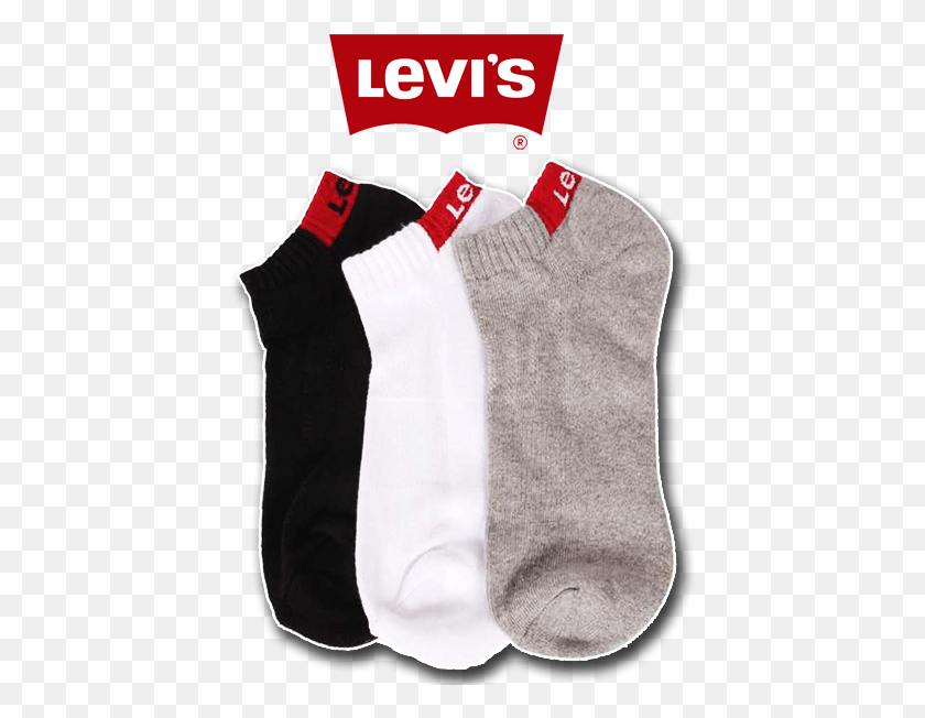 425x592 Levis Ankle Socks Pack Of 3 Pairs Grey Black Amp White Sock, Clothing, Apparel, Footwear HD PNG Download