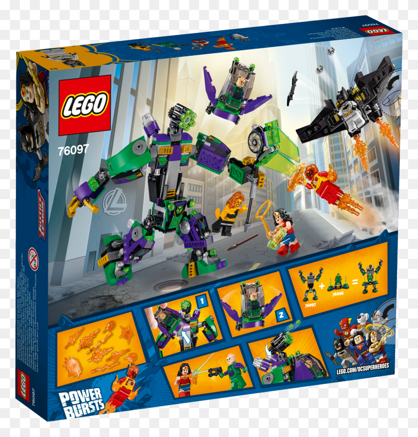 1514x1588 Descargar Png Lex Luthor Mech Takedown Lego Set, Máquina De Juego De Arcade Hd Png
