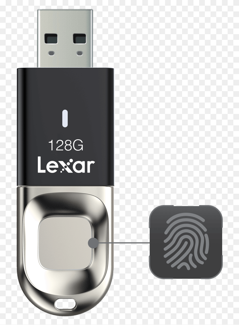 727x1081 Lexar Jumpdrive F35 Jumpdrive F35 Fingerprint Usb Drive, Mobile Phone, Phone, Electronics HD PNG Download