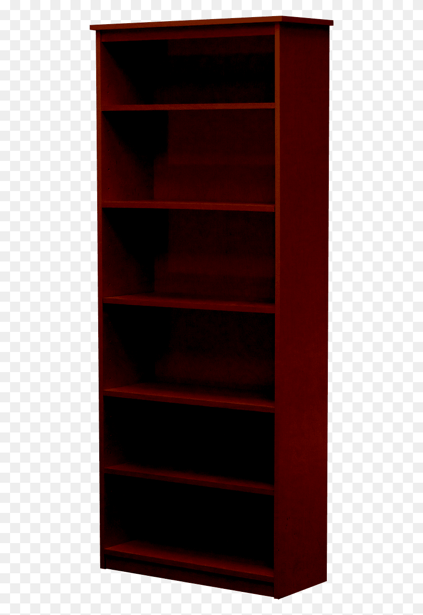 486x1163 Lexington Birch Bookcase With Five Shelves In Antique Bookcase, Furniture, Shelf, Cupboard HD PNG Download