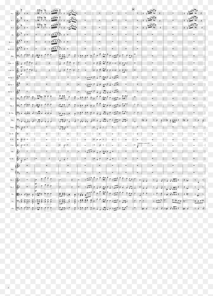 1093x1552 Lg 166176088 Sheet Music 2 Of 9 Pages, Gray, World Of Warcraft HD PNG Download