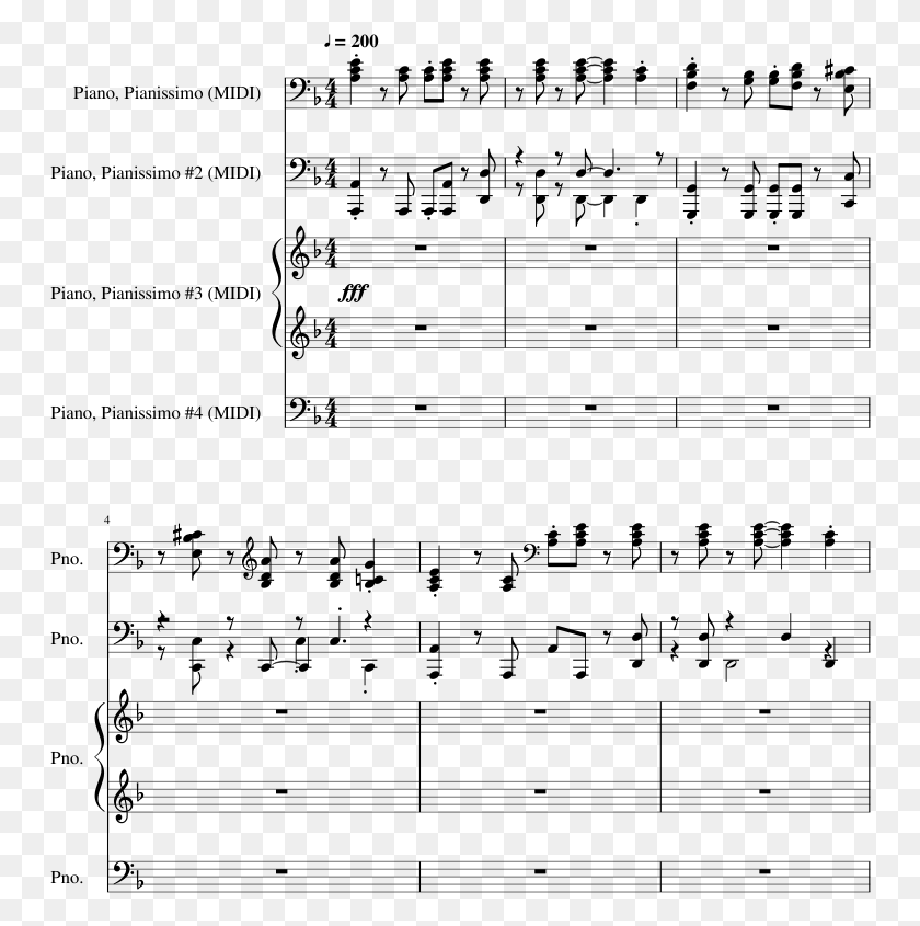 750x785 Lg 96718639 Sheet Music 1 Of 22 Pages Sheet Music, Gray, World Of Warcraft HD PNG Download