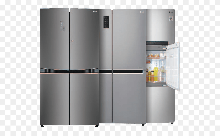 538x460 Lg Refrigerator Picture Refrigerator, Appliance HD PNG Download