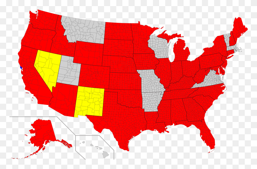 1200x760 El Conservadurismo Lgbt En Los Estados Unidos 2018 Resultados De Las Elecciones De La Cámara De Representantes Png / Mapa Hd Png