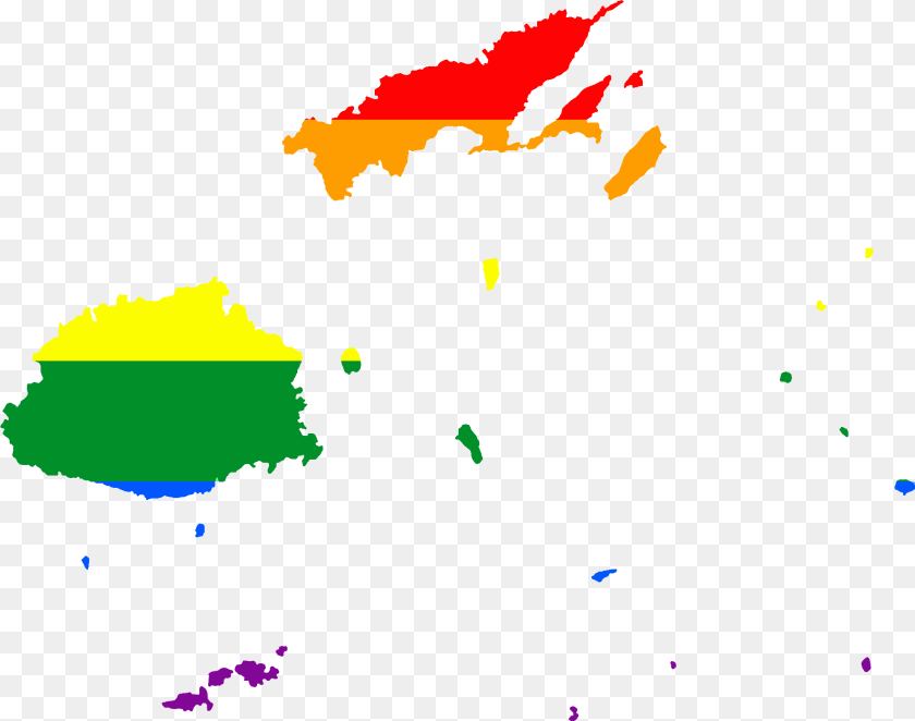 2000x1577 Lgbt Flag Map Of Fiji Flag Map Of Fiji, Outdoors, Person, Art, Nature PNG