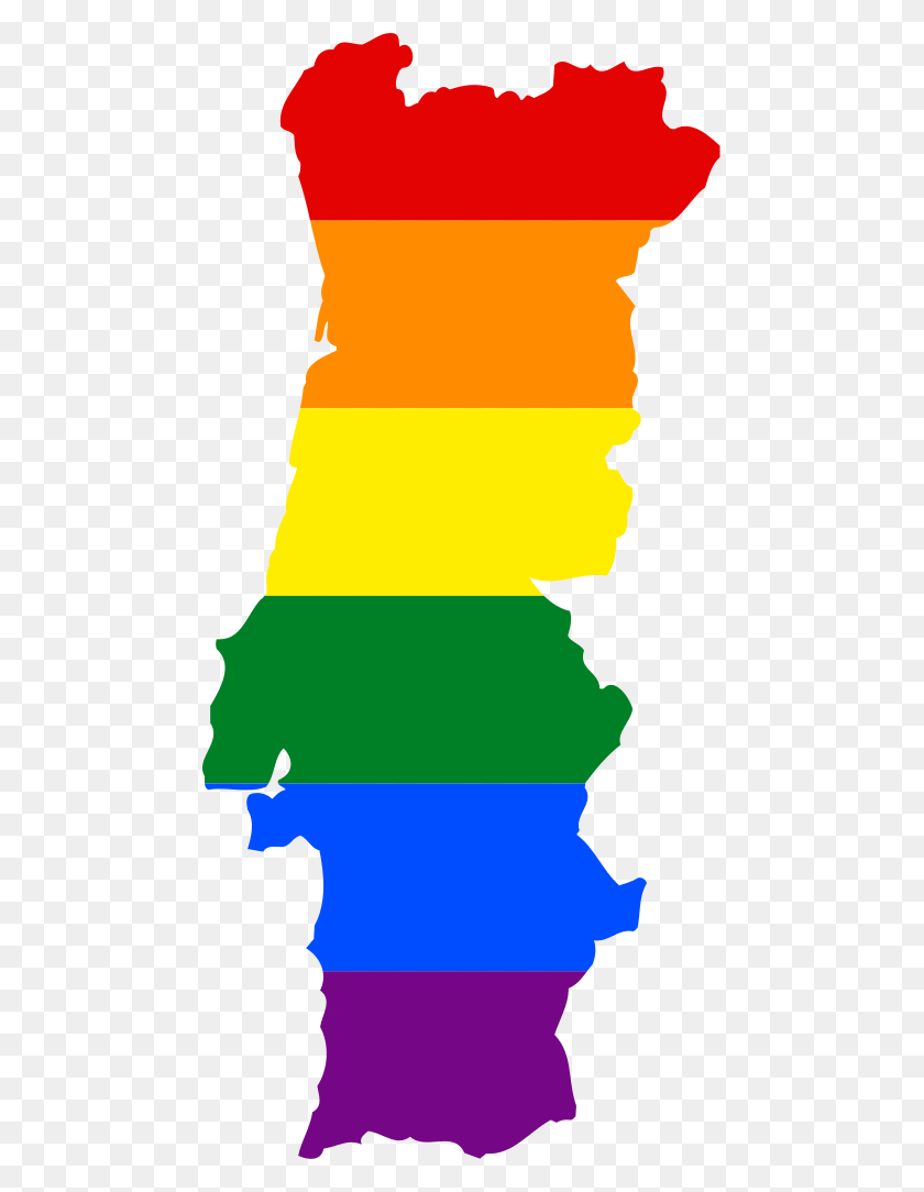 471x1024 Lgbt Flag Map Of Portugal Portugal Lgbt, Lighting, Graphics HD PNG Download
