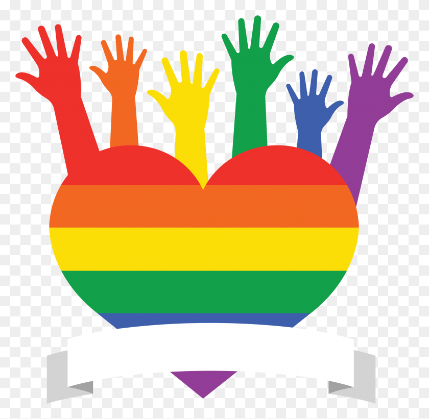 4077x3980 Lgbt Heart Logo World Pride Day, Graphics, Plant HD PNG Download