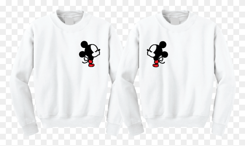 884x501 Lgbt Matching Couple Shirts Soulmate Soul Mate Very Couple Shirts Mickey And Minnie, Clothing, Apparel, Sweatshirt HD PNG Download