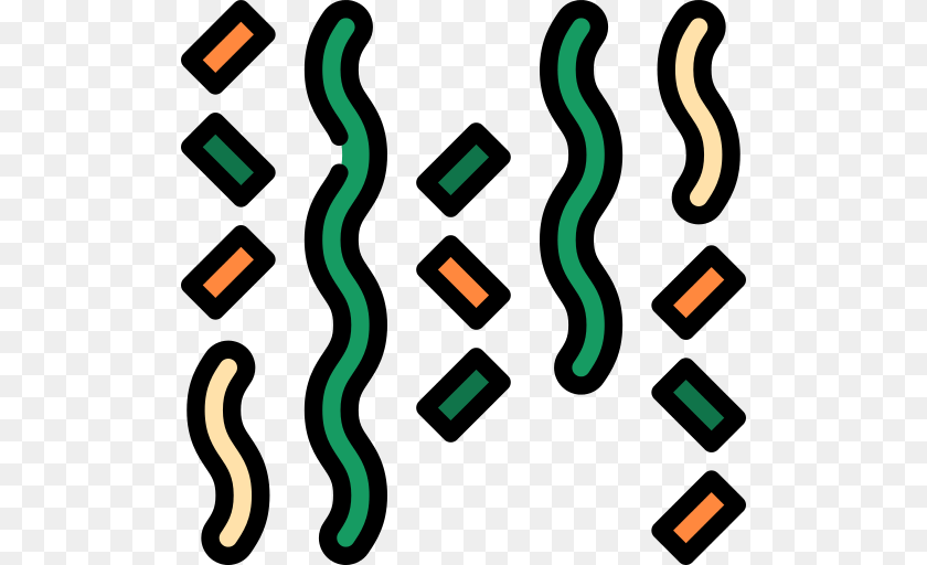 Liberia Icon, Light, Paper, Confetti Sticker PNG