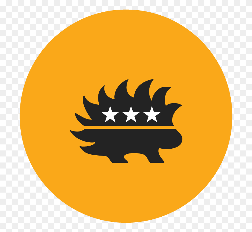 711x711 Libertarian Libertarian Porcupine, Symbol, Pumpkin, Vegetable HD PNG Download