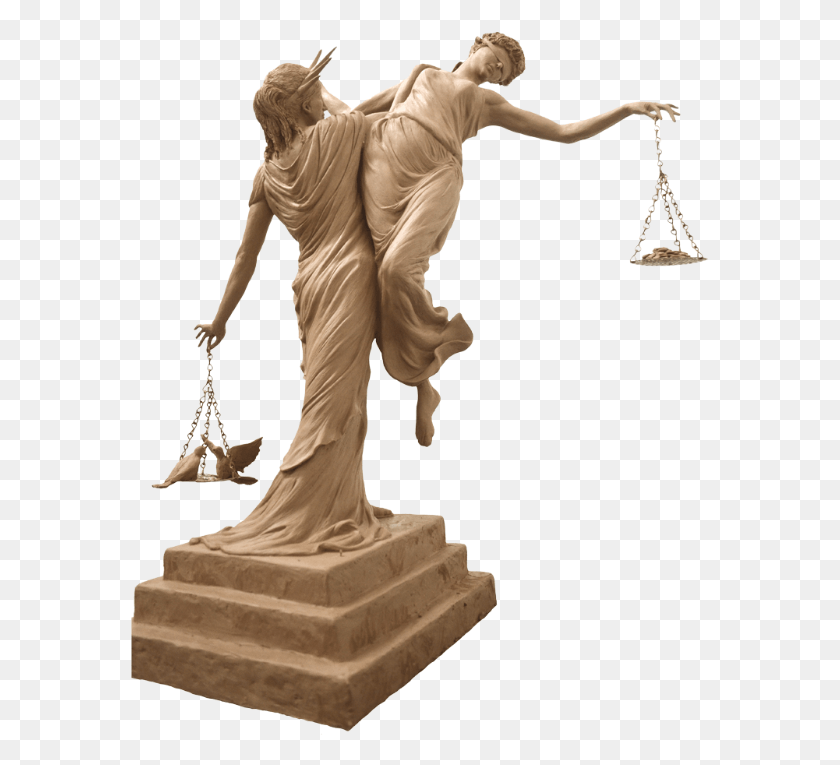 579x705 Liberty 2 Libertad Y La Justicia De Las Mujeres, Escultura, Persona De Alta Definición Descargar Png