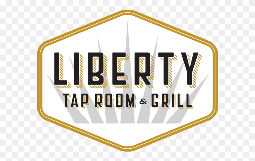 598x471 Descargar Png Liberty Tap Room Logotipo, Etiqueta, Texto, Etiqueta Hd Png