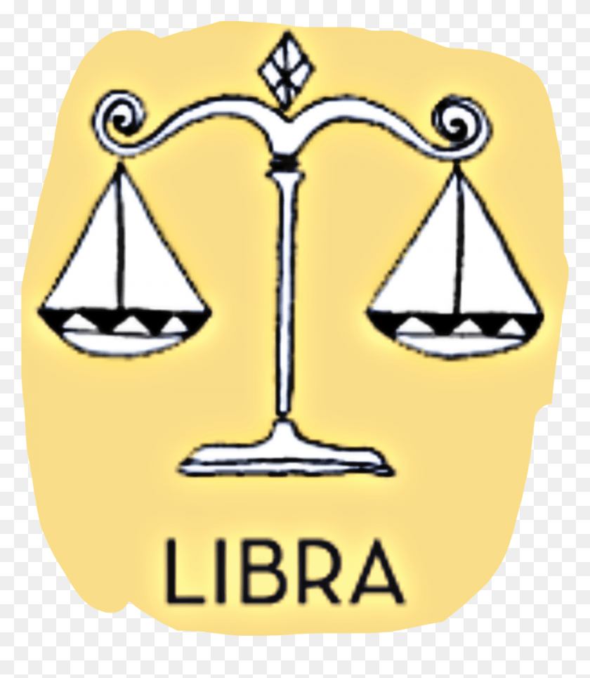 910x1057 Libra Scales Balance Zodiac Freetoedit Cartoon, Label, Text, Mask HD PNG Download