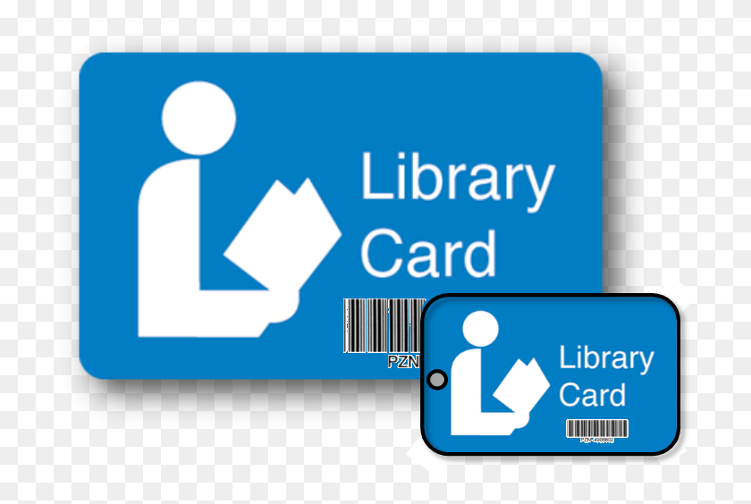 719x504 Library Card With Fab Library Card, Text, Label, Symbol HD PNG Download