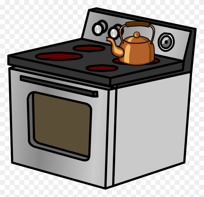 1945x1872 Library File Clip Stainless Steel Stove Cartoon, Oven, Appliance, Pottery HD PNG Download