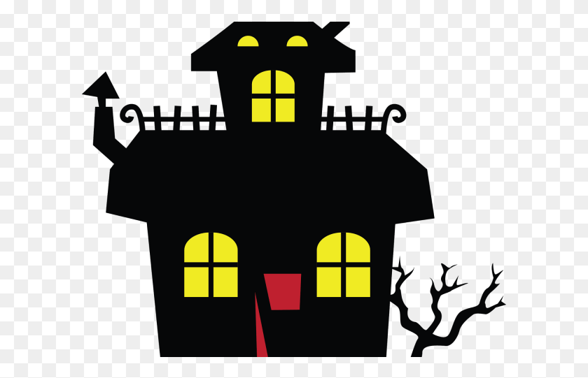609x481 Library Free On Melbournechapter Haunted House Cartoon Free, Building, Urban, Light HD PNG Download