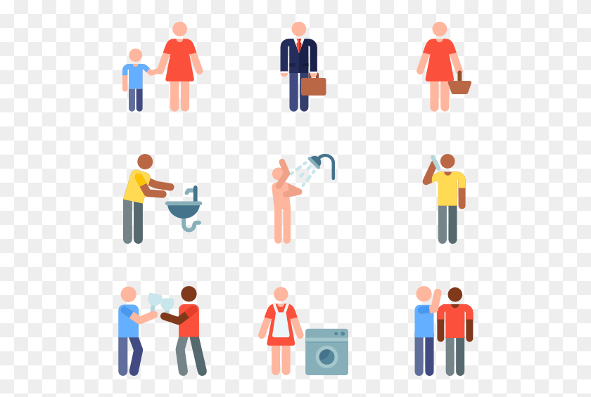 506x505 Library Health Icons Free Daily Routine, Person, Human, Crowd HD PNG Download