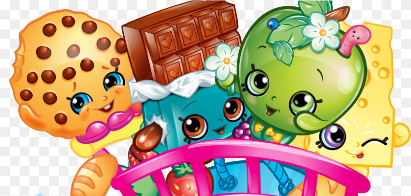 1960x936 Library Of Shopkins Logo Graphic Transparent Shopkins, Food, Sweets, Candle, Cream Sticker PNG