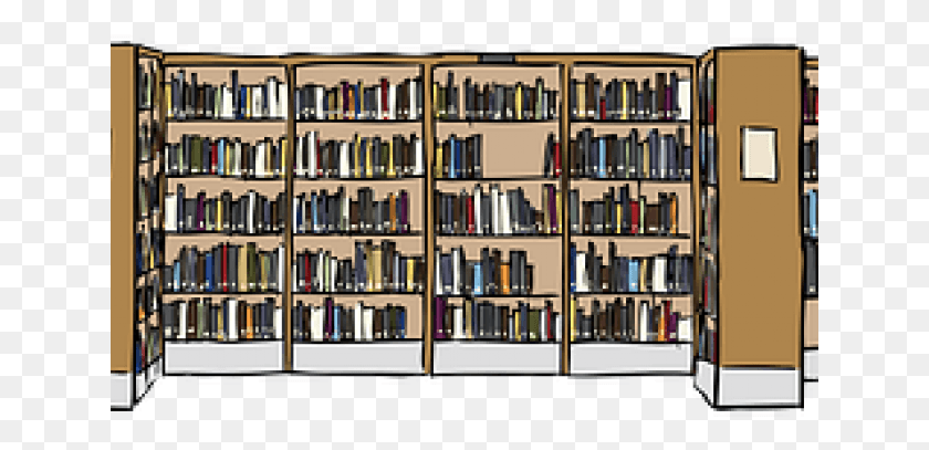 641x347 Library Stacks, Room, Indoors, Book HD PNG Download