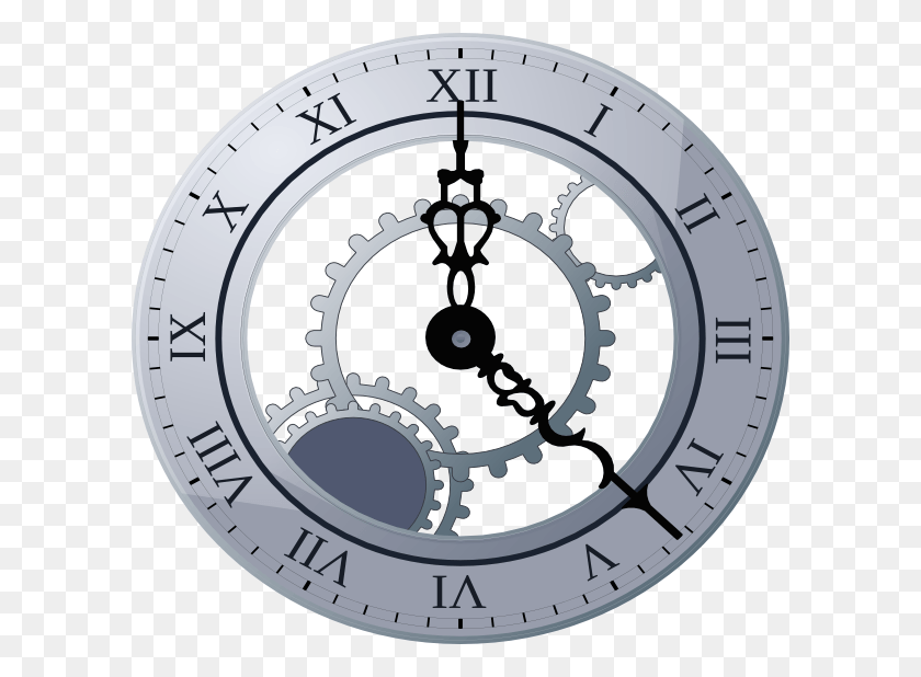 600x558 Library Stock Collection Of High Quality Free Clock With Gears Free Clip Art, Clock Tower, Tower, Architecture HD PNG Download