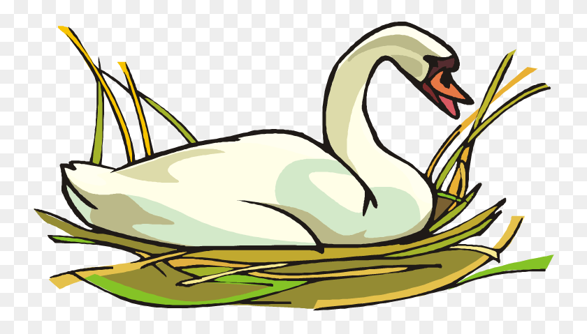 750x419 Library Stock Free Swan Clipart Swan Clipart, Animal, Bird, Waterfowl HD PNG Download