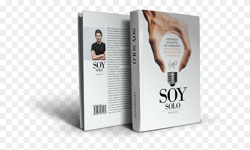 679x444 Libro Soy Solo De Leo Piccioli Soy Solo Historias Honestas De Liderazgo Para Ser, Person, Human, Advertisement HD PNG Download