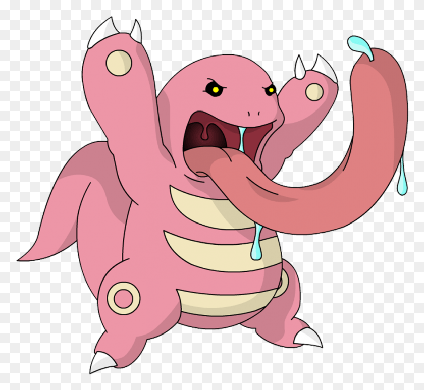 879x804 Lickitung By 0Parkp Мультфильм, Животное, Морская Жизнь, Беспозвоночные Png Скачать