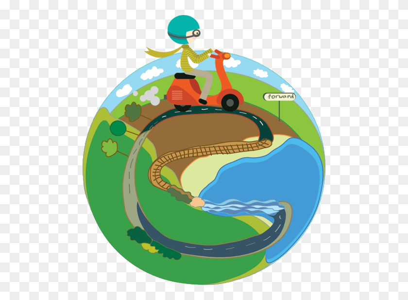 503x557 Life Is A Journey Traveling Around The World Clipart, Outdoors, Nature, Astronomy HD PNG Download