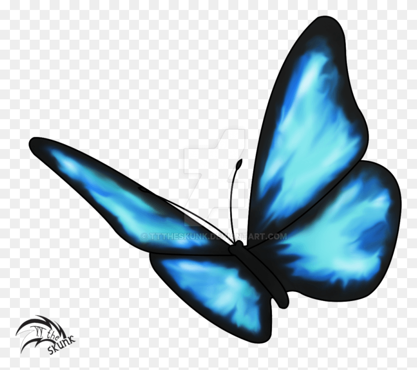 994x874 Life Is Strange Clipart Blue Butterfly Tattoo Butterfly From Life Is Strange, Jay, Bird, Animal HD PNG Download