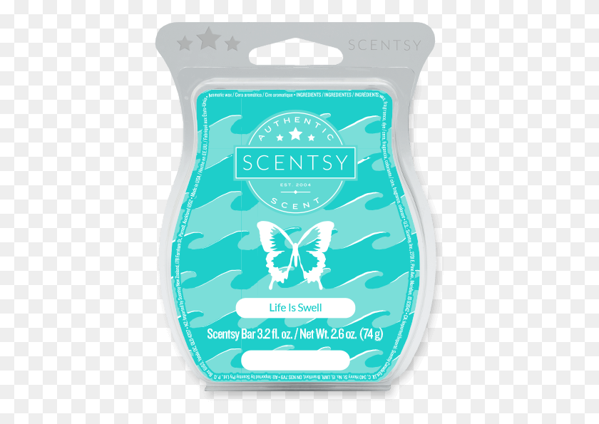407x535 Life Is Swell Scentsy Bar, Text, Label, Pillow HD PNG Download