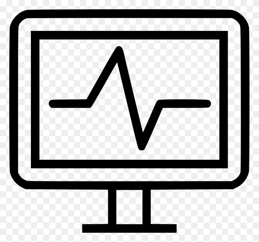 981x910 Life Monitor Signal Heart Beat Comments Computer Monitor, Symbol, Sign, Text HD PNG Download