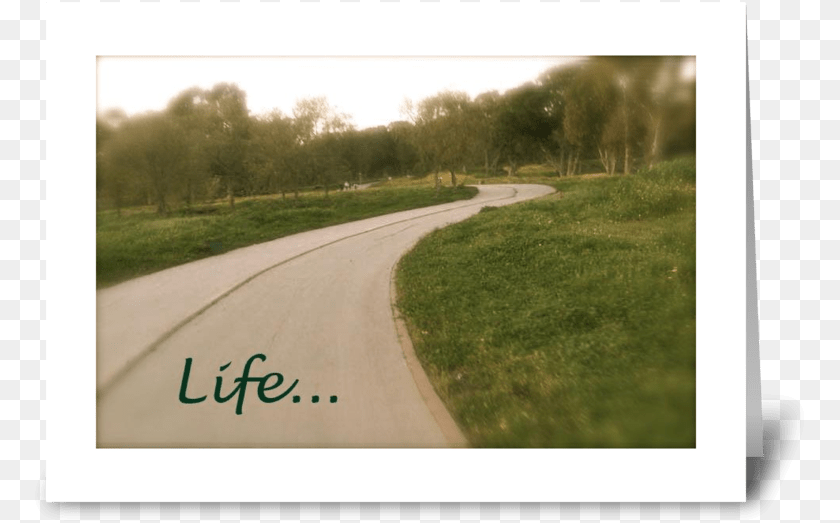 Life S Path Greeting Card Dirt Road, Grass, Plant, Tarmac, Field Transparent PNG