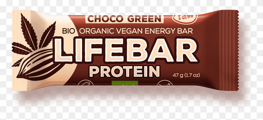 874x364 Lifebar Protein Cioccolato E Proteine Verdi Chocolate, Food, Candy, Sweets HD PNG Download