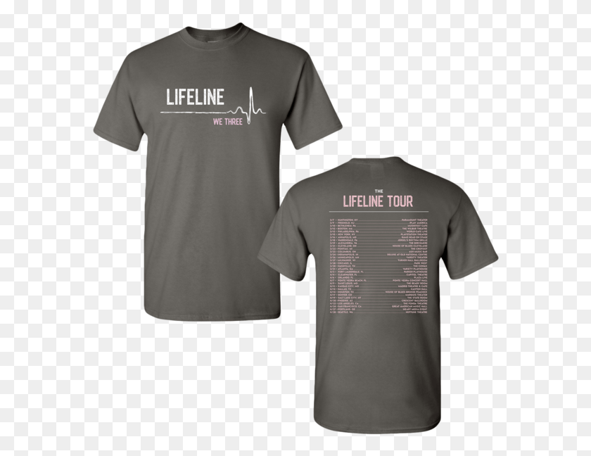 578x588 Lifeline Tour Tee T Shirt, Clothing, Apparel, T-shirt HD PNG Download