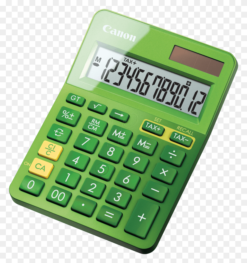 1642x1759 Lifestyle Mini Desktop Calculator Metallic Green Canon Calculator, Electronics, Computer Keyboard, Computer Hardware HD PNG Download