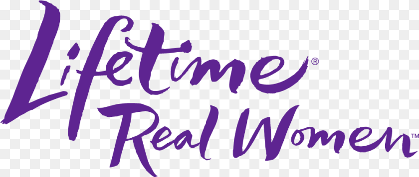 1001x424 Lifetime Real Women Lifetime Real Women Channel Logo, Text, Handwriting, Calligraphy PNG