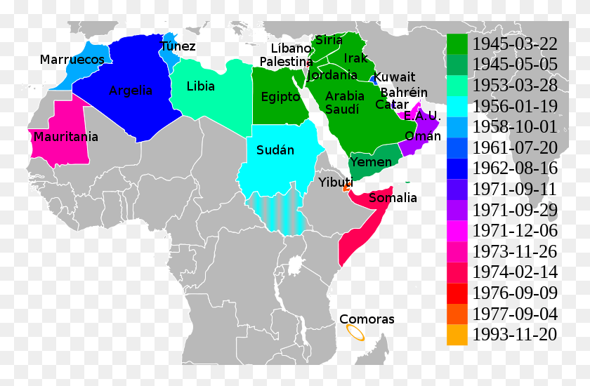 780x490 Liga Arabe Right To Left Languages Map, Plot, Diagram, Atlas HD PNG Download
