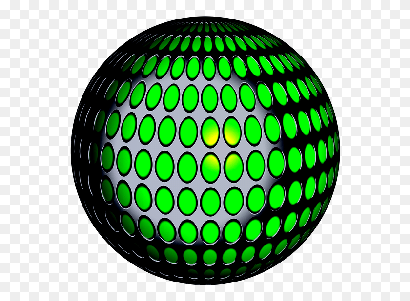 558x558 Light Ball Flare Ball With Light Image Bolas De Luces, Sphere, Security HD PNG Download