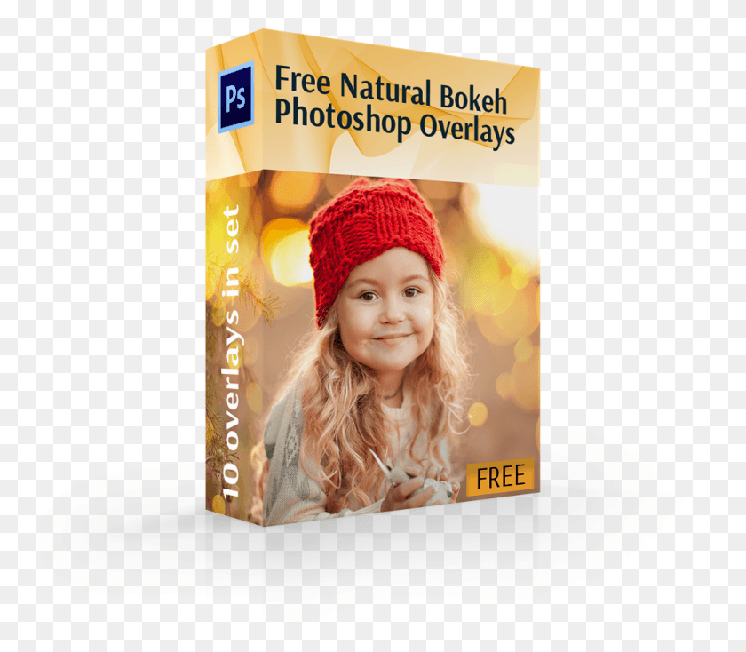 1025x886 Light Bokeh Overlay Cover Box Girl Kerstkaarten Met Foto, Clothing, Apparel, Person HD PNG Download