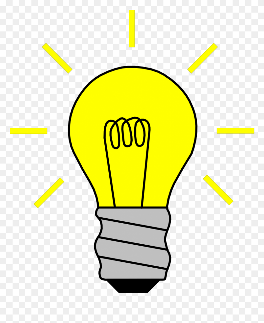 790x980 Light Bulb Clip Art For Kids Free Clipart Images Light Bulb Clip Art, Light, Lightbulb, Lighting HD PNG Download