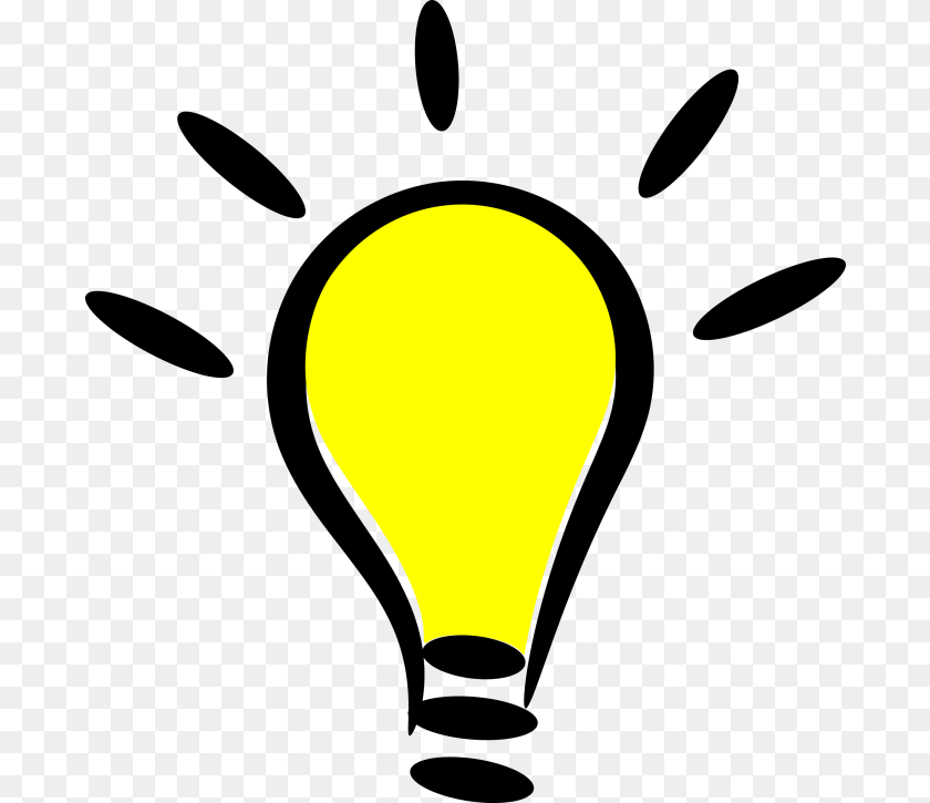 Light Bulb Clipart Concept, Lightbulb, Astronomy, Moon, Nature Sticker PNG