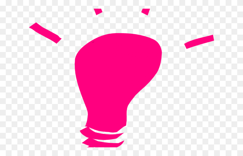 640x480 Light Bulb Clipart Pink Principle Of Clarity, Light, Lightbulb, Balloon HD PNG Download