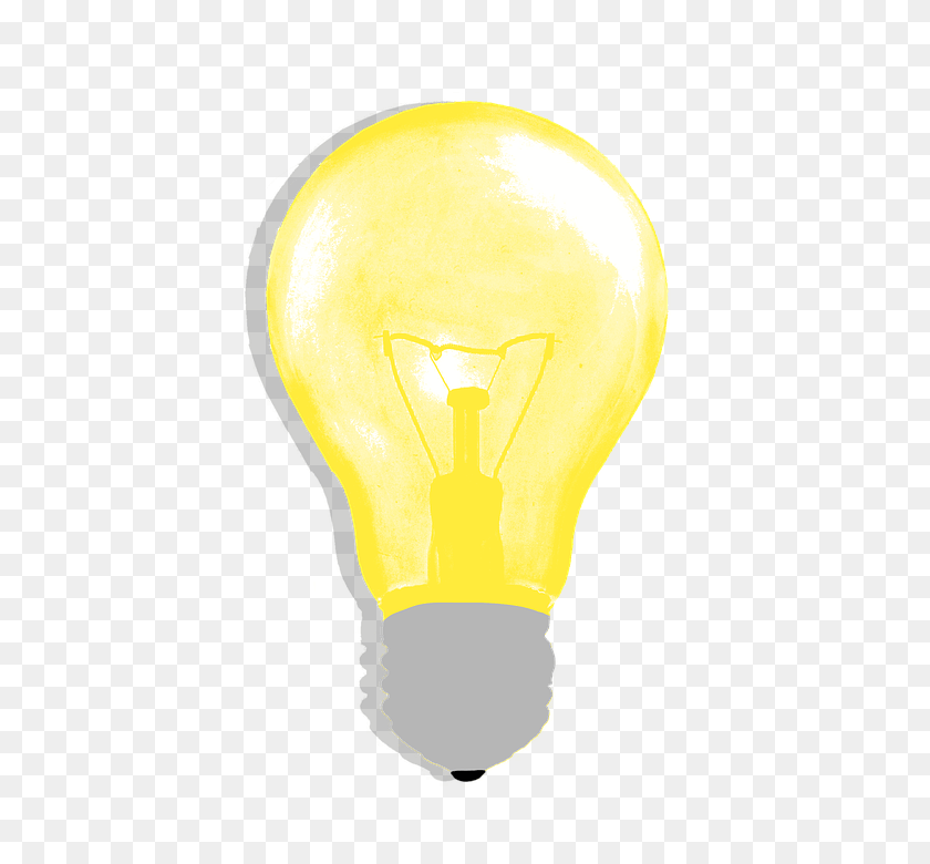 720x720 Лампочка Вдохновение Идеи Инновации Творчество Мигающая Лампочка Gif, Свет, Лампочка, Лампа Hd Png Скачать