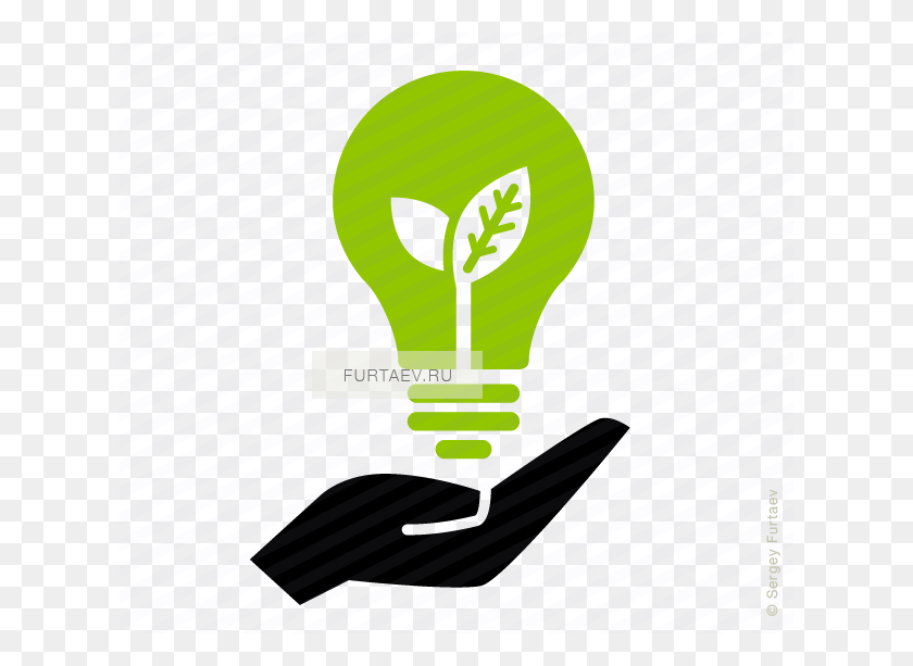 620x553 Light Bulb On Hand Icon Of Holding Light Bulb With Plant Inside Vector, Light, Lightbulb HD PNG Download