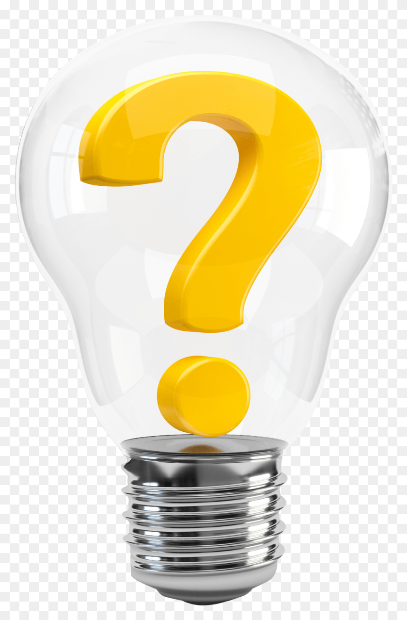 952x1487 Light Bulb With Question Mark Image Lightbulb With Question Mark, Light, Mixer, Appliance HD PNG Download