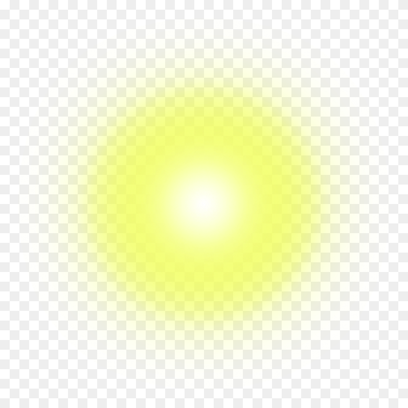 1024x1024 Light Effect Lens Spot Spotlight Bright Flare Yellow Glow Light Effect, Sphere, Ball, Lighting Descargar Hd Png